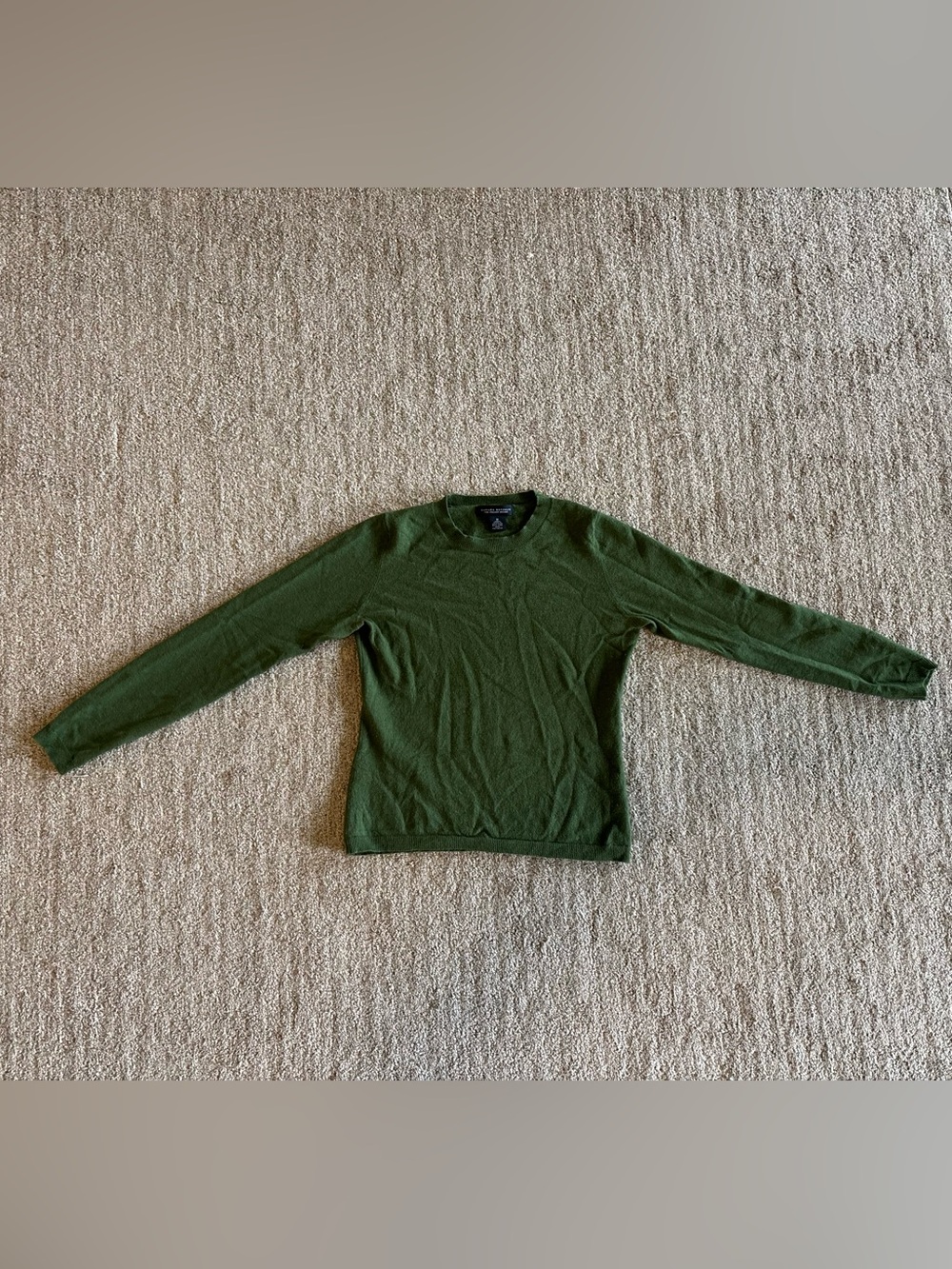 Banana Republic Green Merino Crewneck Sweater